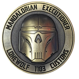 Executioner Challenge Coin- antique gold