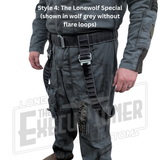 Pilot-style belt- Style 4: The Lonewolf Special